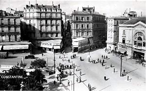 CONSTANTINE - RUES CARAMAN ET CLEMENCEAU